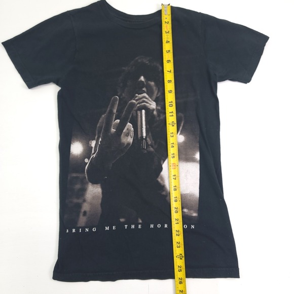 BRING ME THE HORIZON Metalcore Band Tour Concert Music Black T-Shirt Men's Sz S - Picture 5 of 5